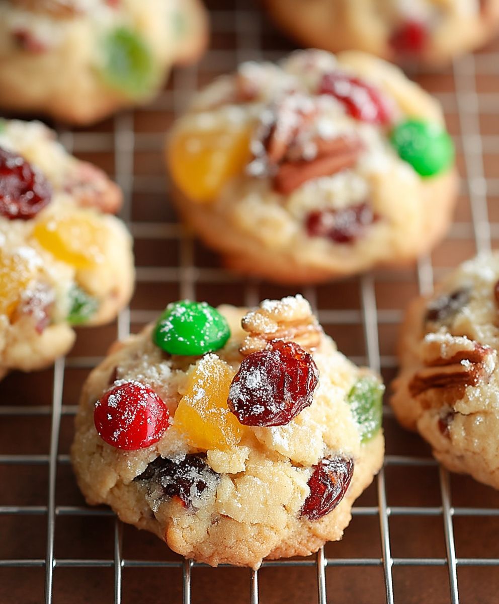 Christmas Fruitcake Cookies