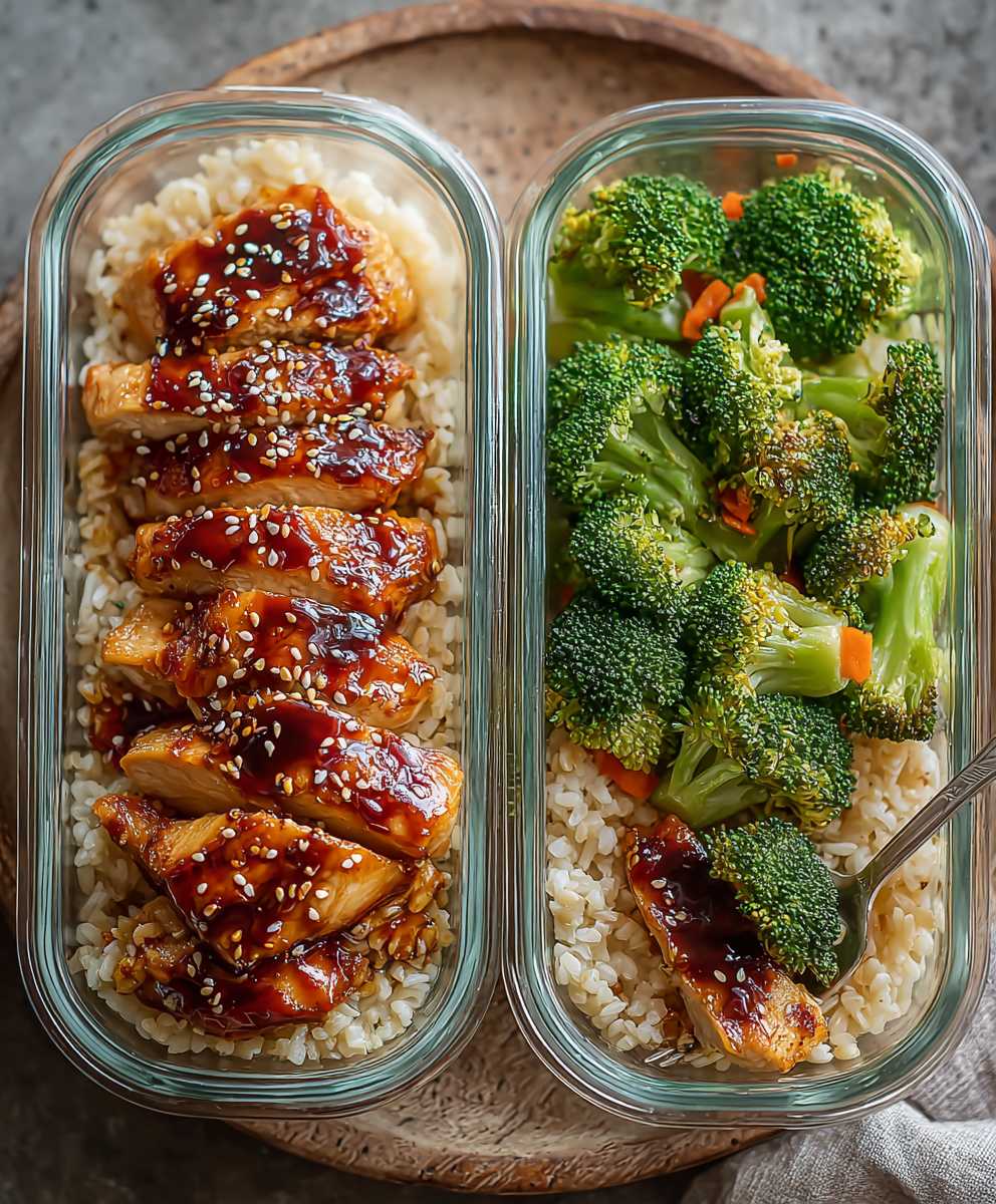 Teriyaki Chicken Bowls Meal Prep