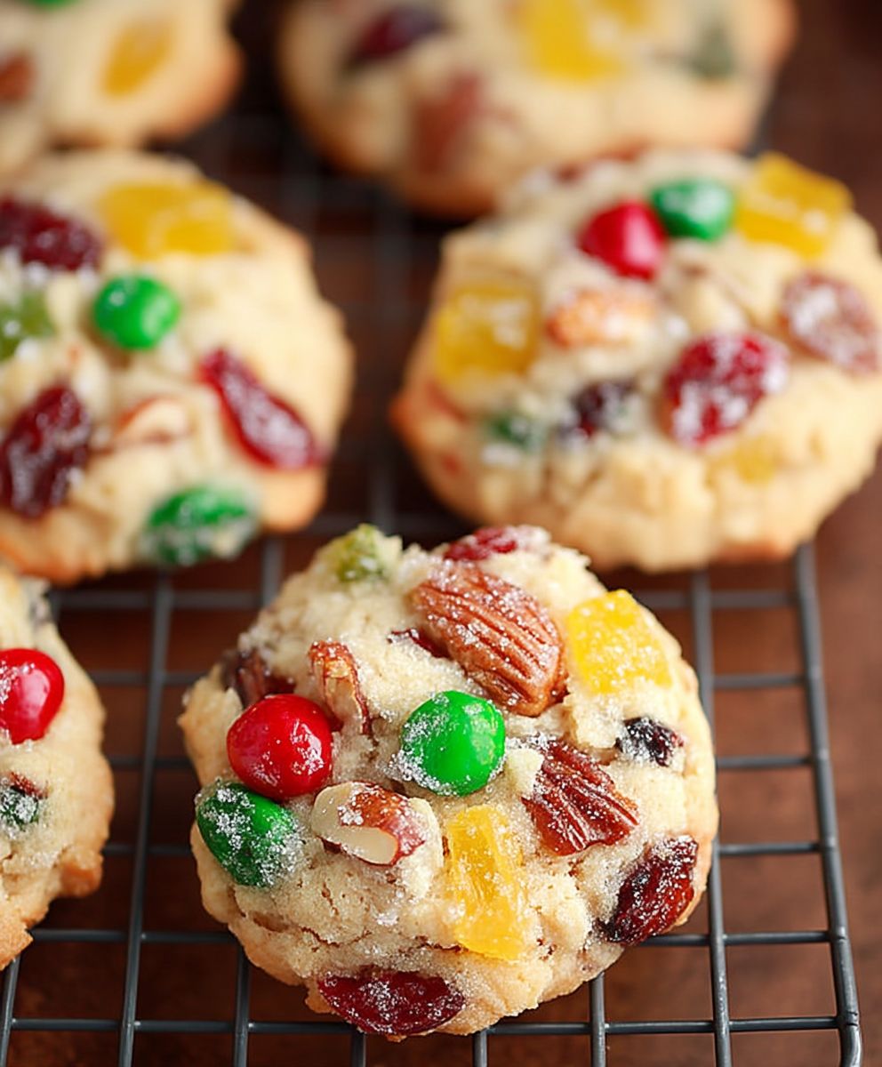 Christmas Fruitcake Cookies
