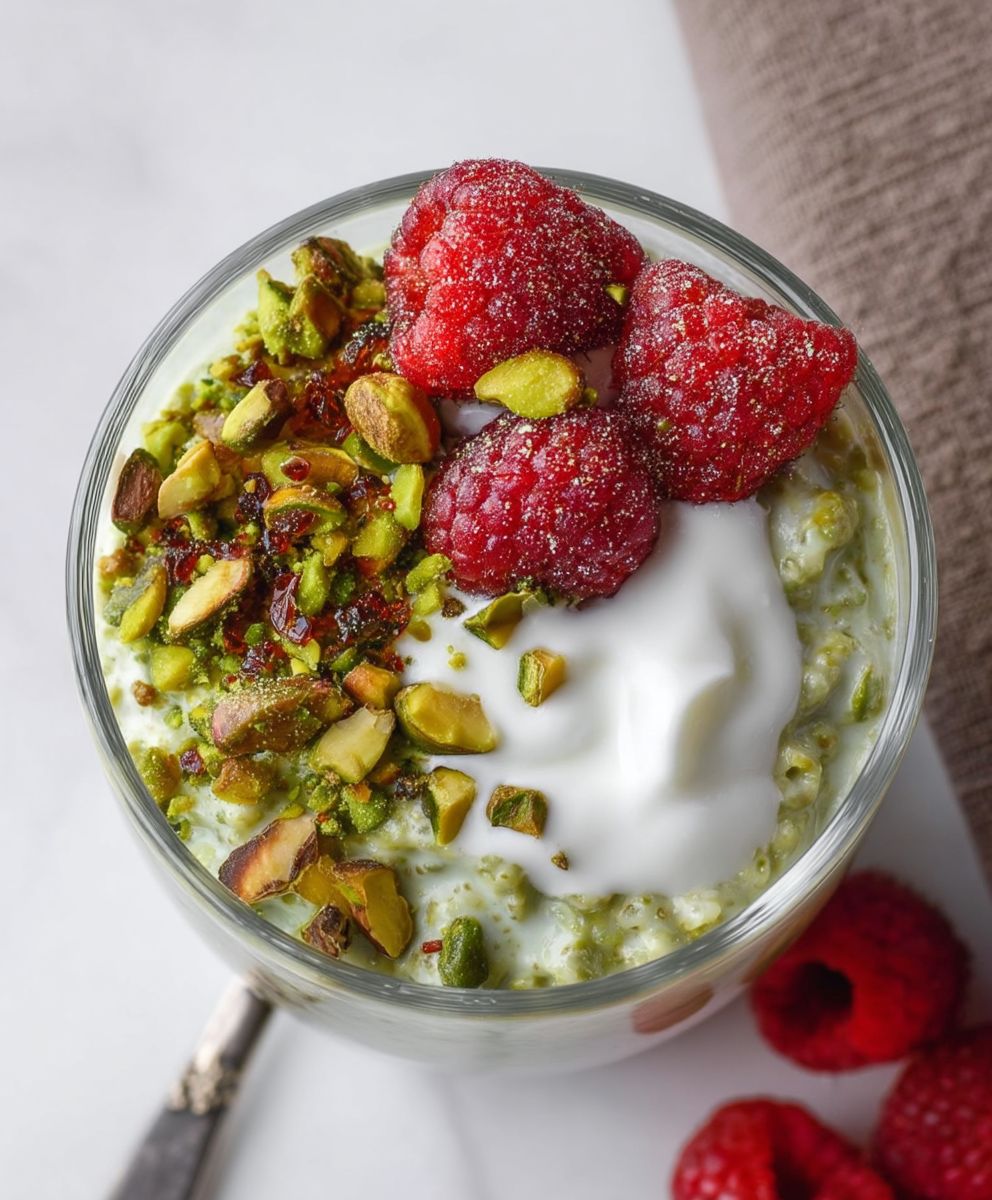 Pistachio Overnight Oats