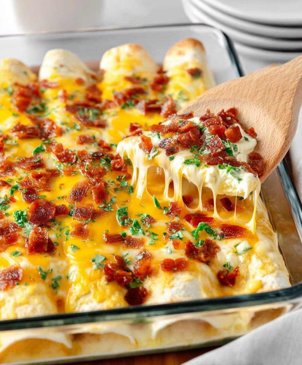 Overnight Breakfast Enchiladas