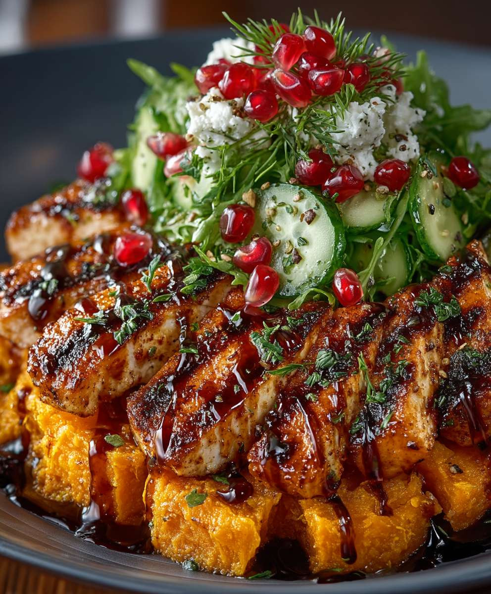 BBQ Chicken Sweet Potato Bowl