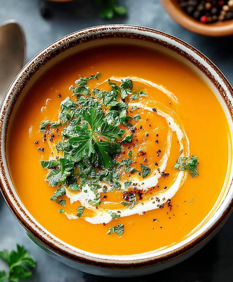 Butternut Squash Sweet Potato Soup