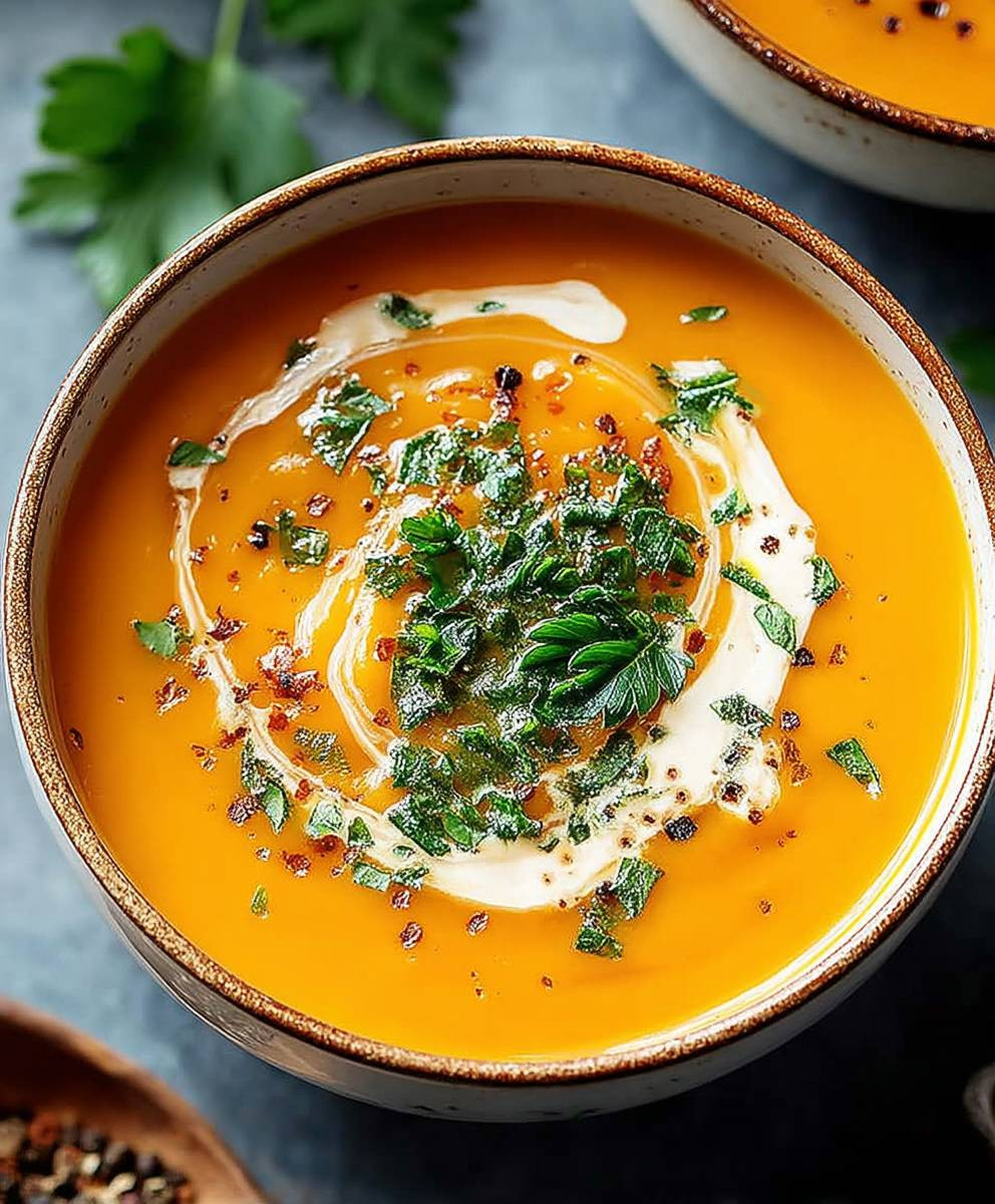 Butternut Squash Sweet Potato Soup