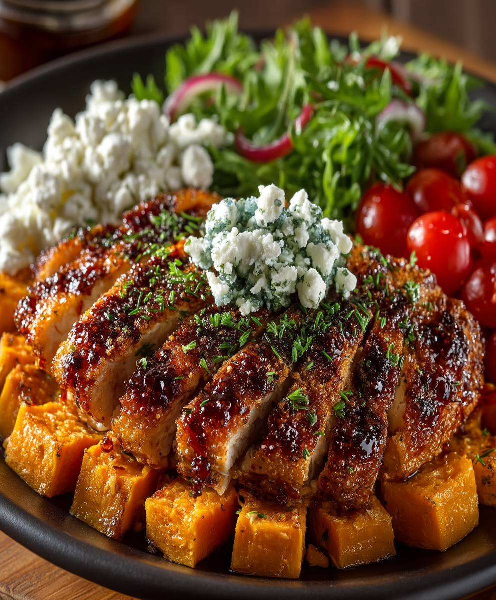 BBQ Chicken Sweet Potato Bowl