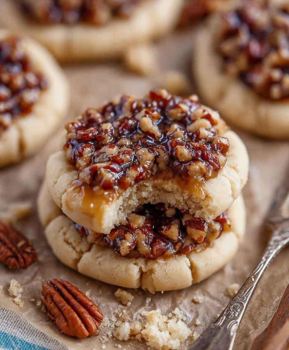 Crumbl pecan pie cookies