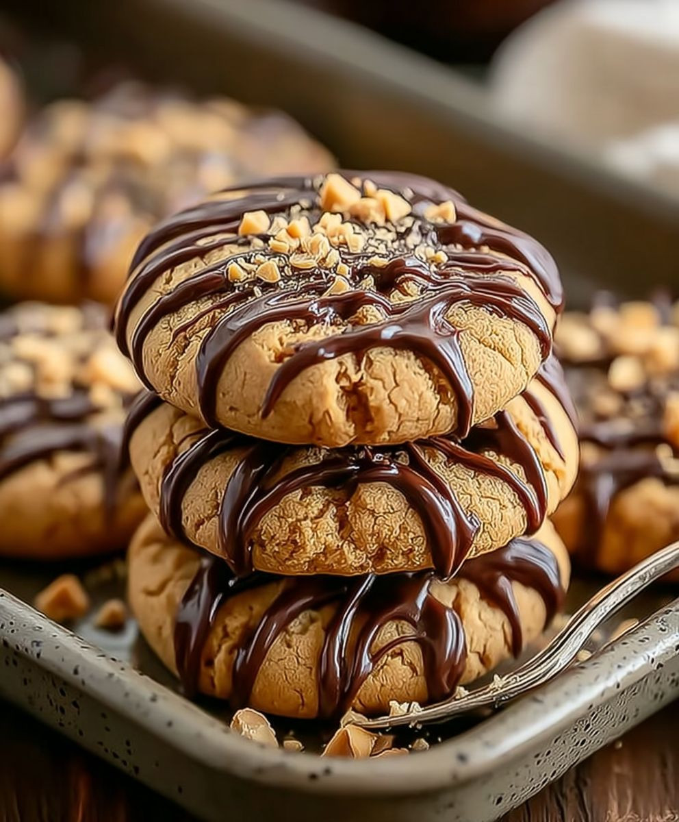 Snickers Peanut Butter Cookies