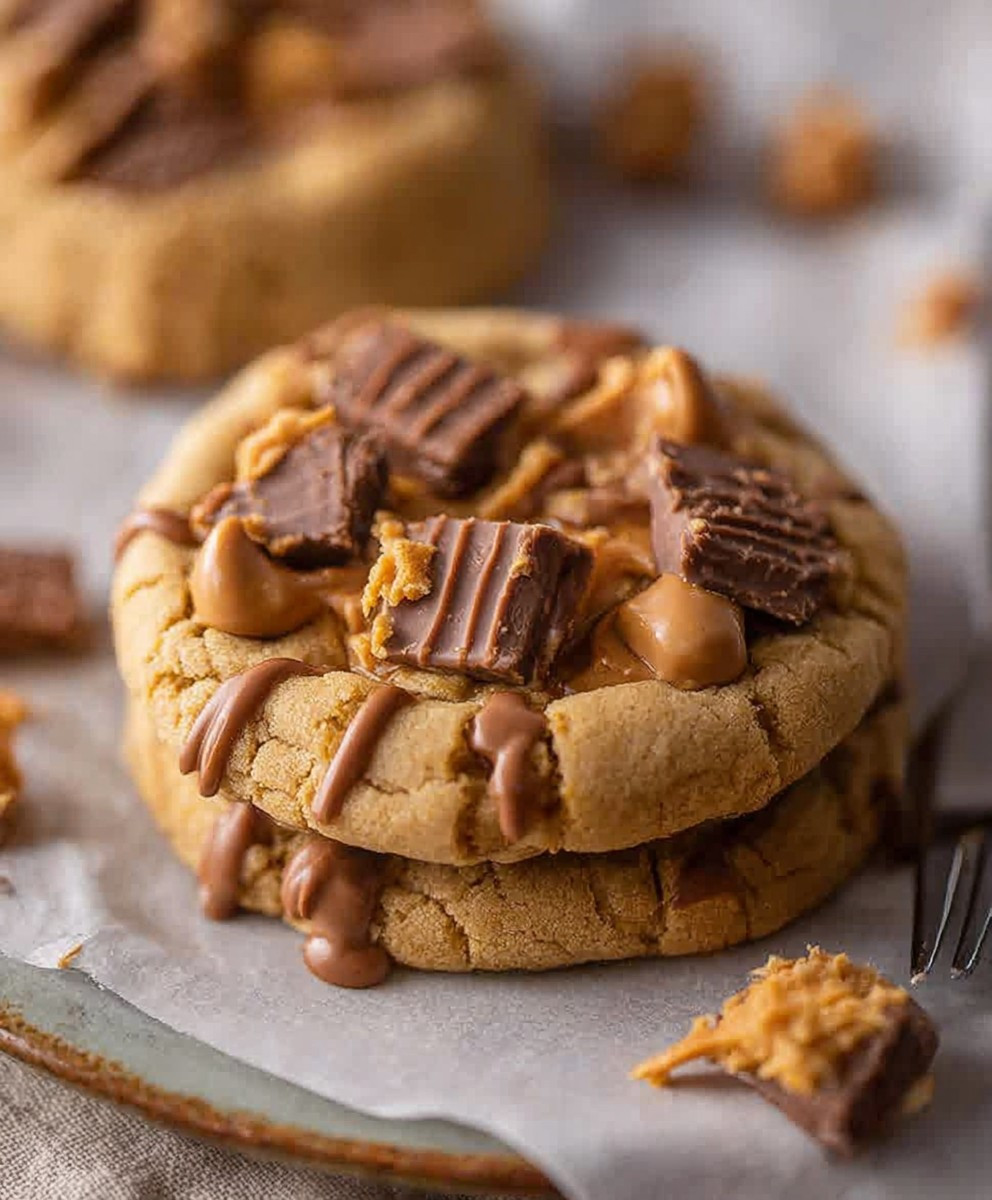 Crumbl Reeses peanut butter cookies