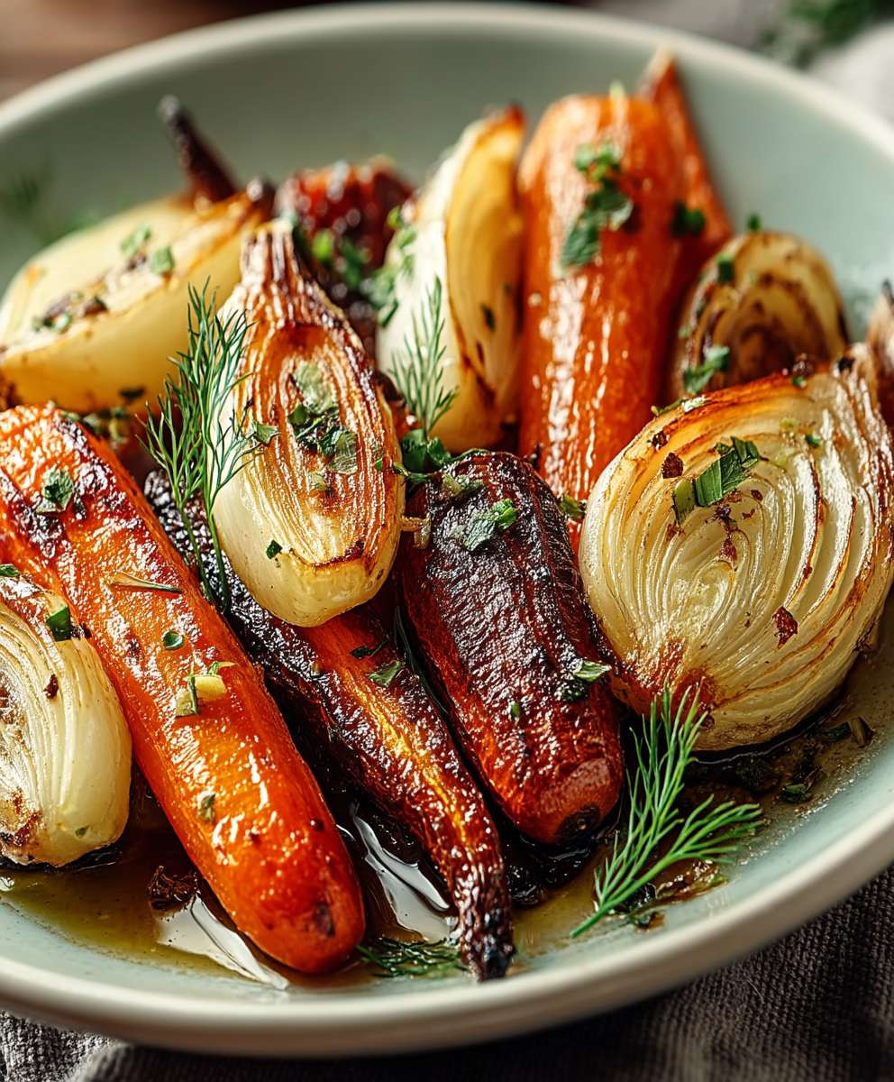 Roasted Fennel Carrots