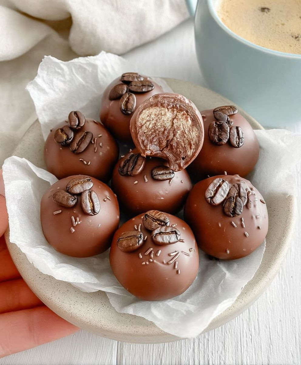 High Protein Coffee Truffles