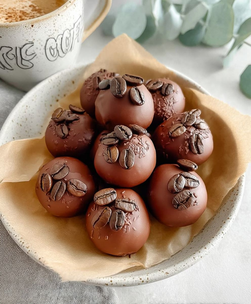 High Protein Coffee Truffles