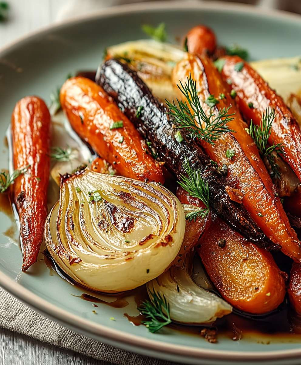 Roasted Fennel Carrots