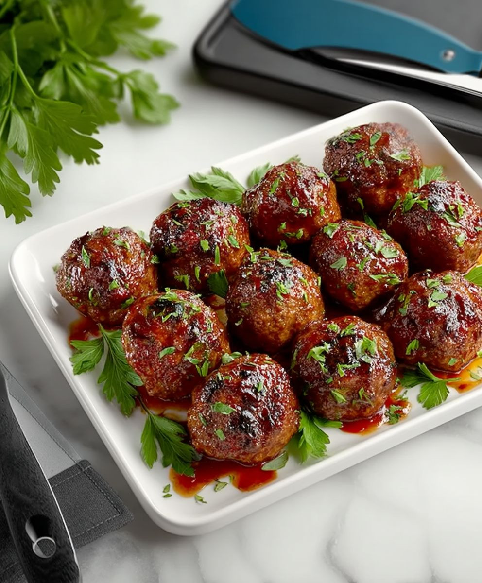 Crockpot Sweet Chili Meatballs