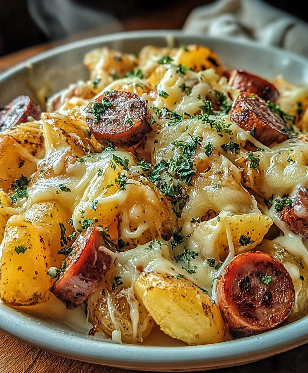 Cheesy Ranch Potatoes Sausage