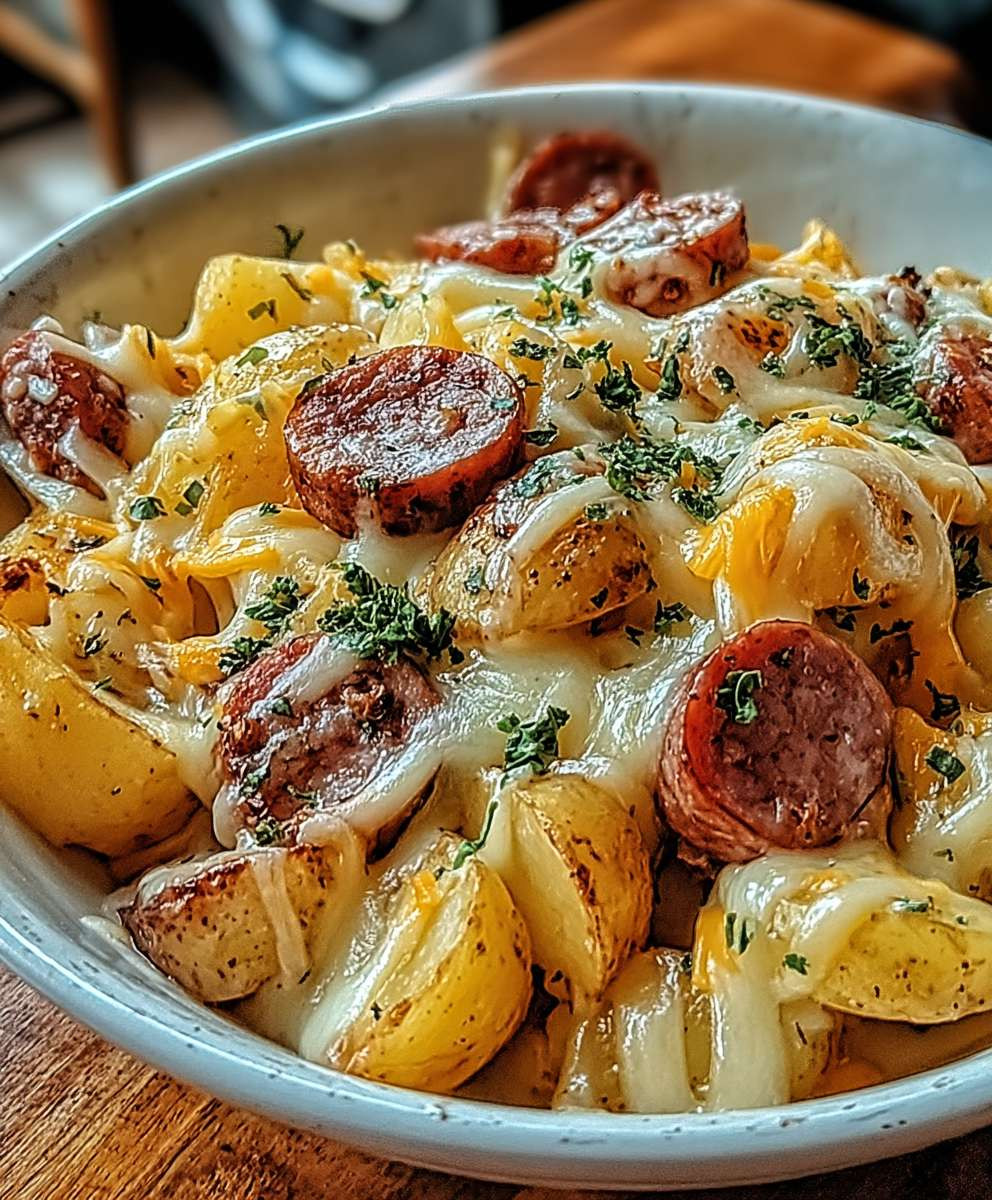 Cheesy Ranch Potatoes Sausage