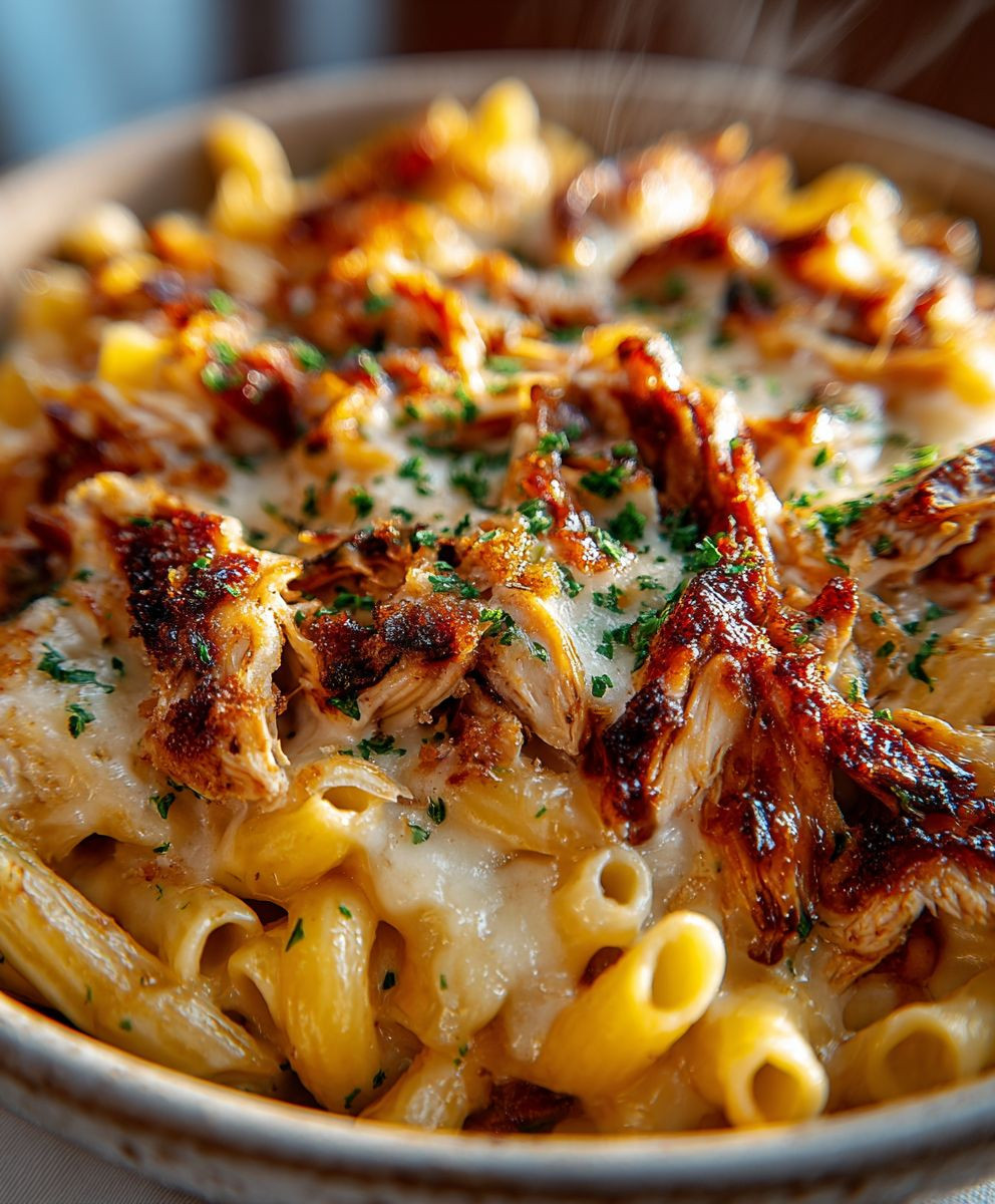 BBQ Chicken Mac and Cheese
