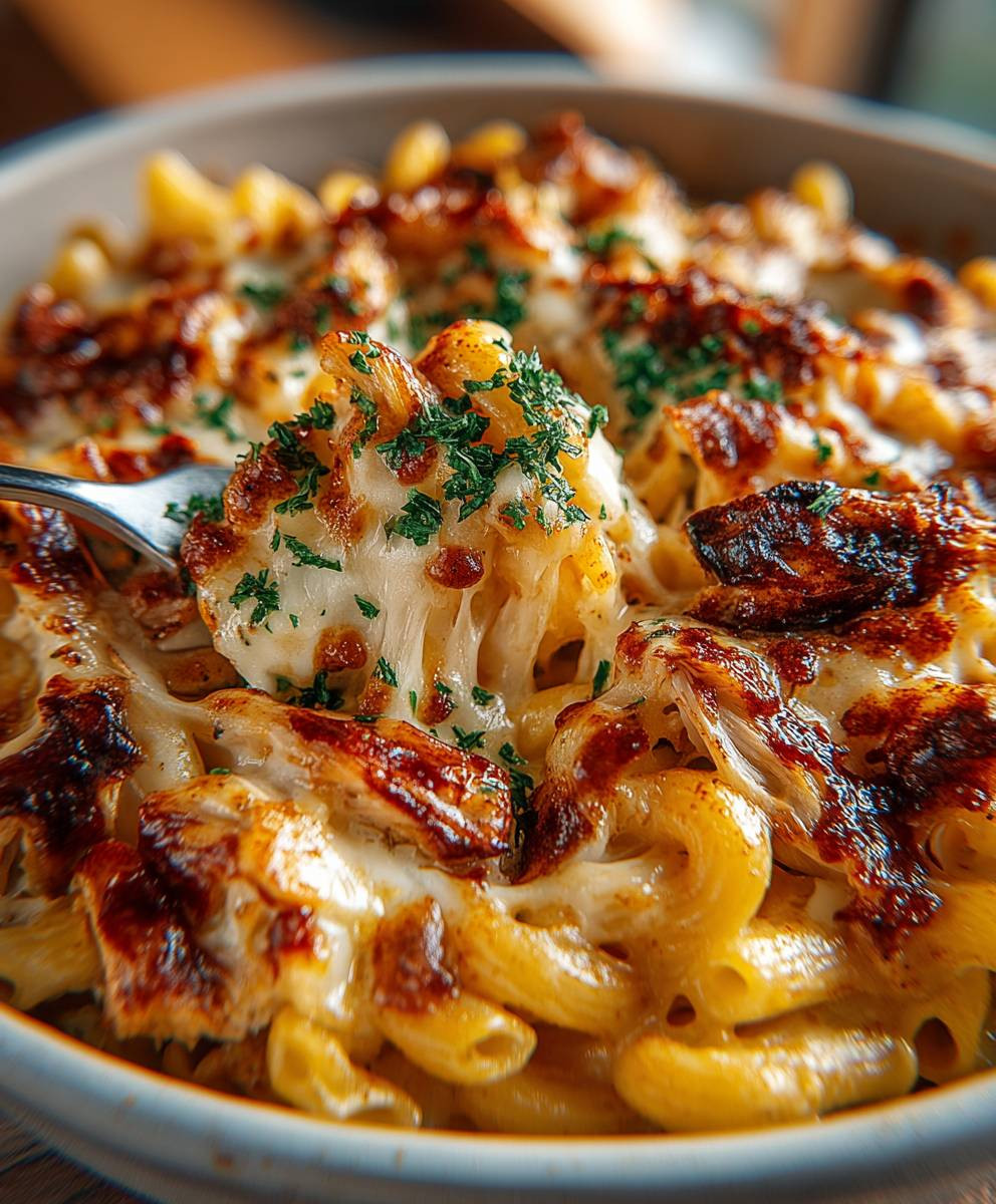 BBQ Chicken Mac and Cheese