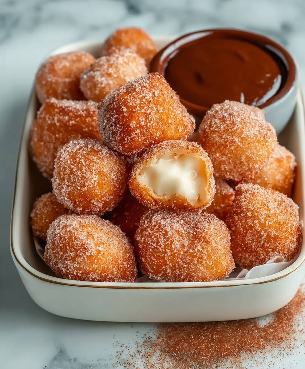 Air Fryer Churro Bites