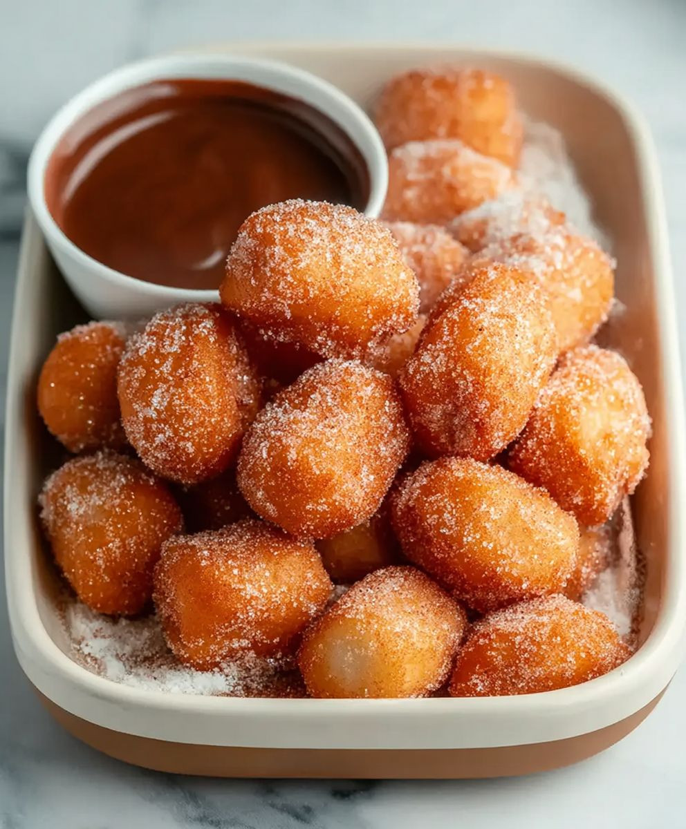 Air Fryer Churro Bites