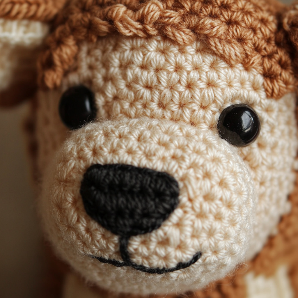 Adorable Fluffy Goose Crochet Pattern - Make Your Own Cuddly Goosey Friend detail