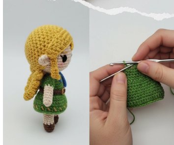 Easy Crochet Toon Link Amigurumi Pattern - Perfect Beginner's Hero Adventure!