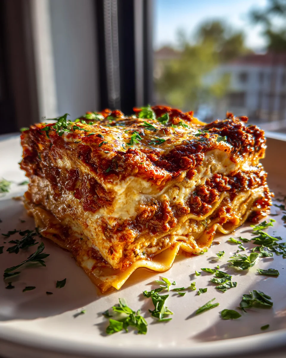 Classic Beef Lasagna