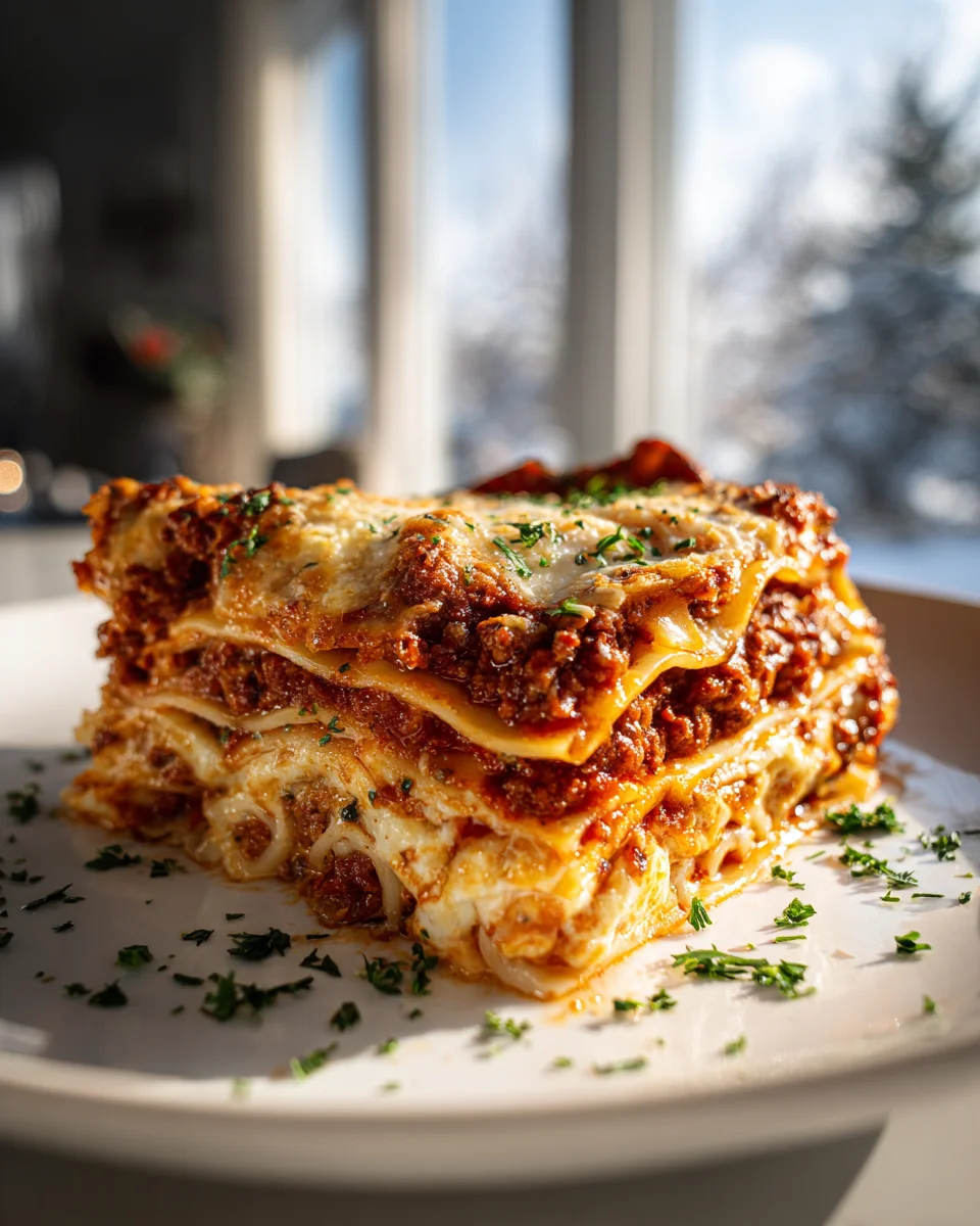 Classic Beef Lasagna
