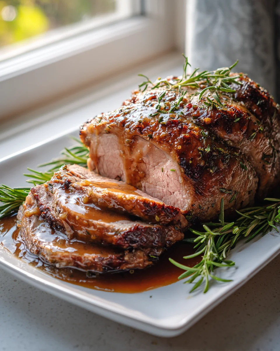 Roast Leg of Lamb with Gravy