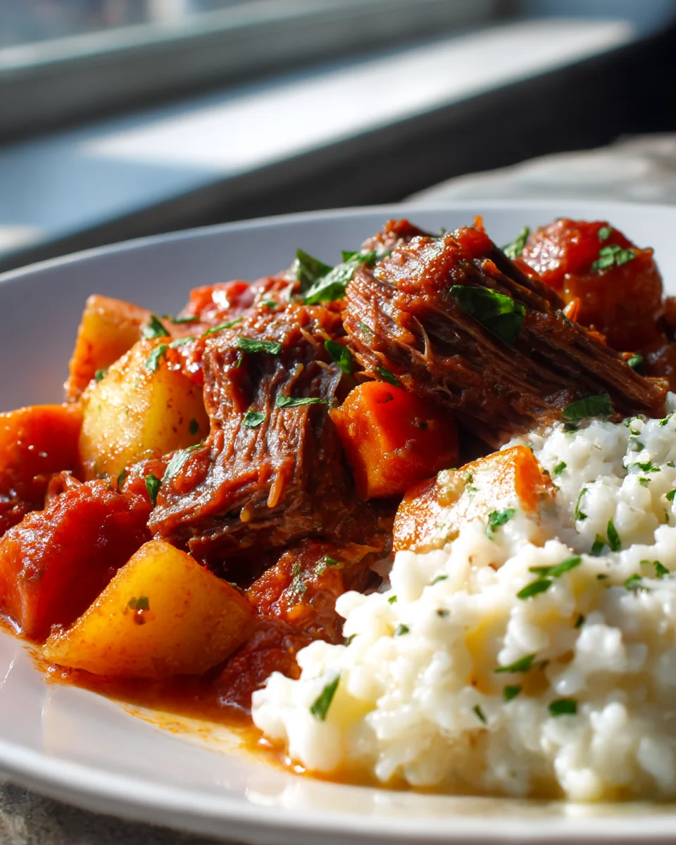 Hearty Slow Cooker Cowboy Beef Casserole Recipe