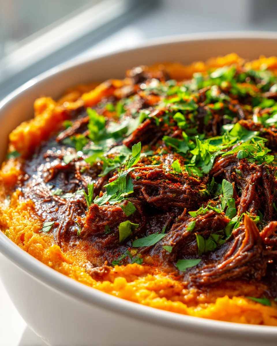 Savory Turkey Enchilada Soup with Cornbread Crumbles Recipe